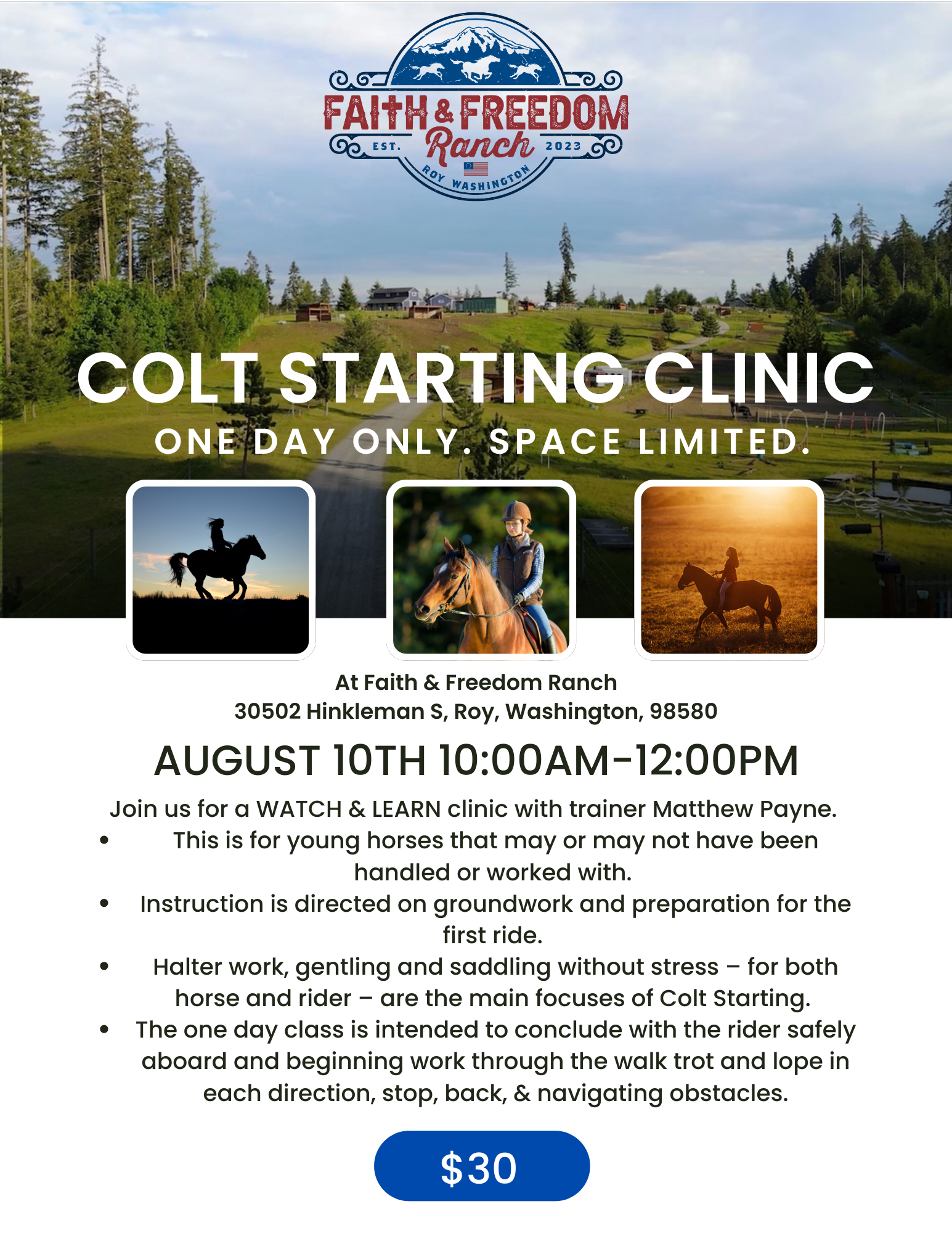Colt Starting Clinic